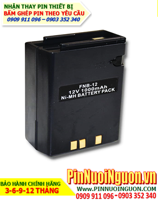 Pin máy bộ đàm Yaesu 7.2V-1500mAh, thay cells pin/ hàng có sẳn - bảo hành 03 tháng